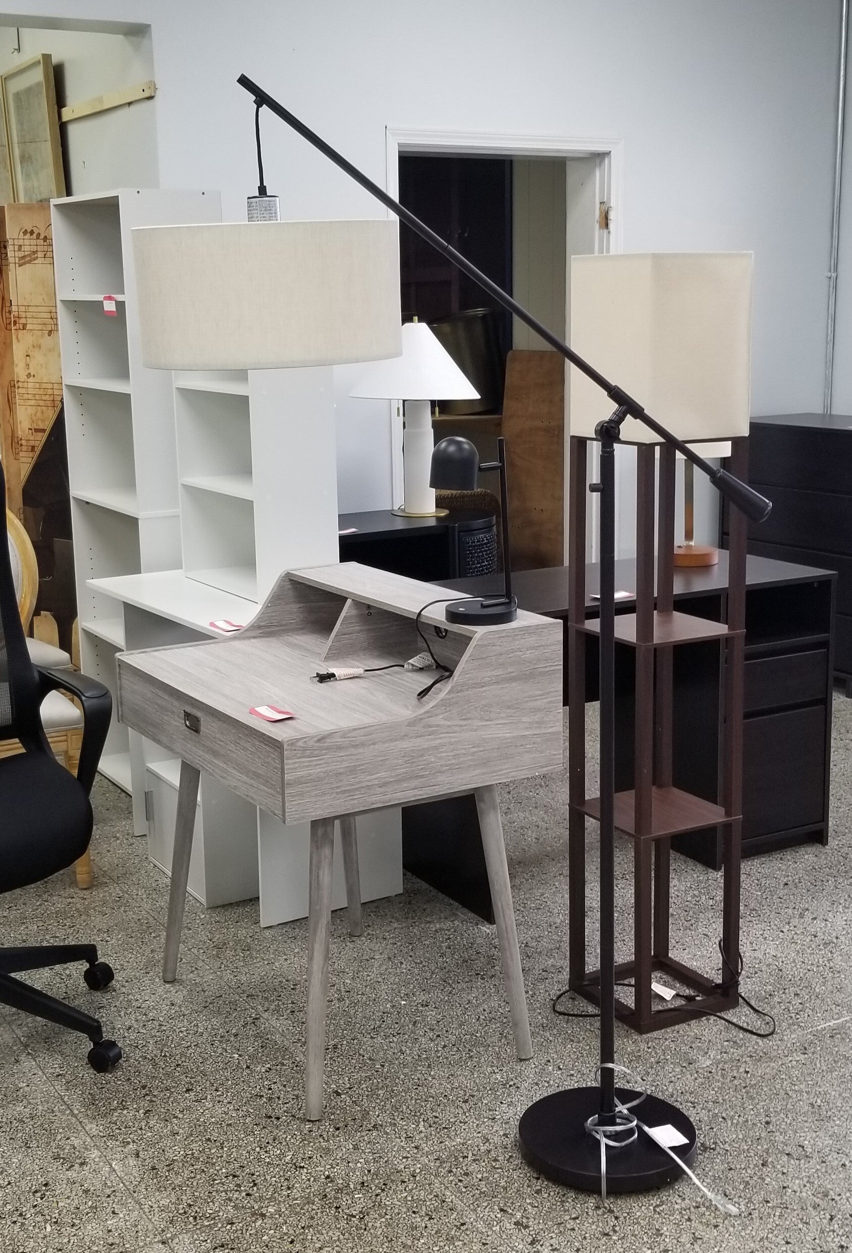 Cantilever Drop Pendant Swing Arm Floor Lamp Western Kentucky Wholesale